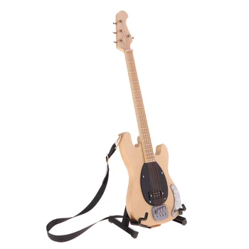 1/6 Wooden Electric Bass Model with Stand and Strap Dolls House Miniature Home Display Decor #2
1/6 Wooden Electric Bass Model with Stand and Strap Dolls House Miniature Home Display Decor #2