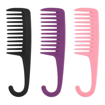Large Wide Tooth Combs Of Hook Handle Detangling Reduce Hair Loss Comb Pro Hairdress Salon Dyeing Styling Brush Tools
Large Wide Tooth Combs Of Hook Handle Detangling Reduce Hair Loss Comb Pro Hairdress Salon Dyeing Styling Brush Tools