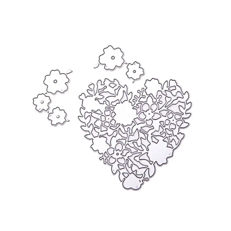 Heart Flower Metal Cutting Dies Stencil DIY Scrapbooking Album Stamp Paper Card Embossing Crafts Decor
Heart Flower Metal Cutting Dies Stencil DIY Scrapbooking Album Stamp Paper Card Embossing Crafts Decor