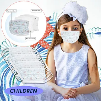 Face Mask for Kids Lovely Printing Pattern Facemask Three-layer Non-woven Disposable Masks Ear Hook Mouth and Nose Cover Masks
Face Mask for Kids Lovely Printing Pattern Facemask Three-layer Non-woven Disposable Masks Ear Hook Mouth and Nose Cover Masks
