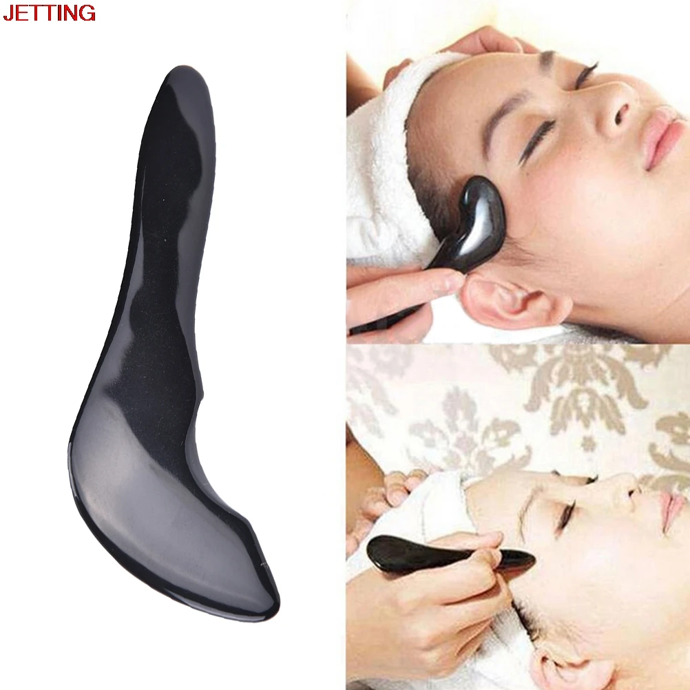 Natural Resin Obsidian Massage Stone Magic Guasha Scraping Skin Care Tool Pain Relief Facial Massager SPA Tool Health Care Hot
Natural Resin Obsidian Massage Stone Magic Guasha Scraping Skin Care Tool Pain Relief Facial Massager SPA Tool Health Care Hot