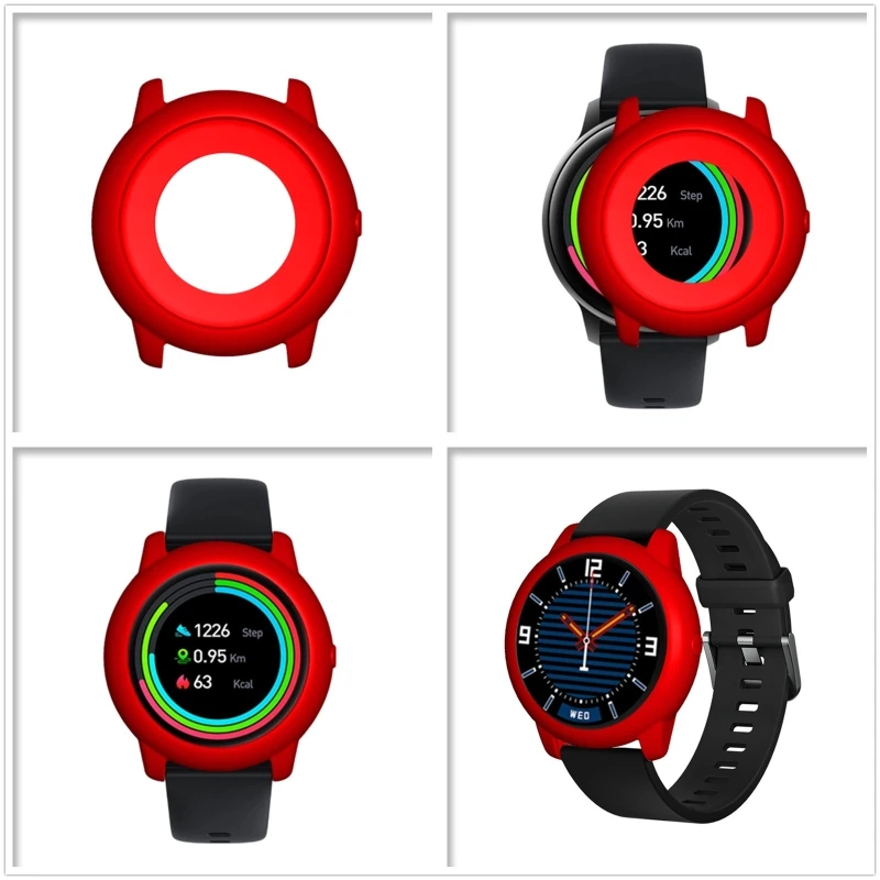 Protective Case Sports Silicone Band For Imilab KW66 ,Watch Cover Protector, Strap Quick Release Wrist Bracelet Replacement Protective Case Sports Silicone Band For Imilab KW66 ,Watch Cover Protector, Strap Quick Release Wrist Bracelet Replacement
