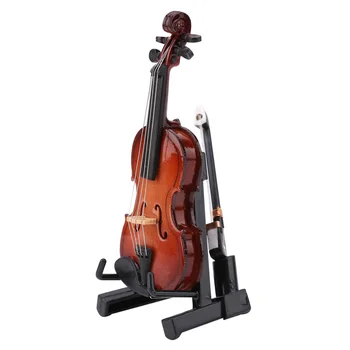 Upgraded Version Miniature Violin Mini Musical Instruments Violin Model with Support Wooden Collection Home Decorative
Upgraded Version Miniature Violin Mini Musical Instruments Violin Model with Support Wooden Collection Home Decorative
