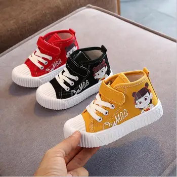 Children Canvas Shoes Girls Boot High Boys Shoes Breathble Autumn New Fashion Small Kids Casual Shoes Toddler Sneakers 
Children Canvas Shoes Girls Boot High Boys Shoes Breathble Autumn New Fashion Small Kids Casual Shoes Toddler Sneakers