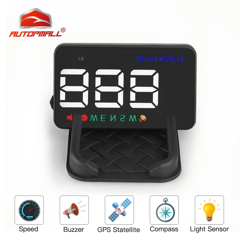 New Auto HUD GPS Speedometer Speedo Head Up Display Digital Over Speed Alert Windshield Projetor Auto Navigation 3.5" Car HUD
New Auto HUD GPS Speedometer Speedo Head Up Display Digital Over Speed Alert Windshield Projetor Auto Navigation 3.5" Car HUD