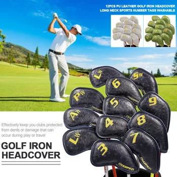 12pcs Washable Outdoor Universal Number Tags Elastic Thickened PU Leather Golf Iron Headcover Anti Scratch Sports Protective
12pcs Washable Outdoor Universal Number Tags Elastic Thickened PU Leather Golf Iron Headcover Anti Scratch Sports Protective