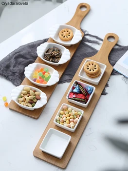 Five-piece set Fruits Platter Serving Trays Creative Ceramic Dish Plates for Snacks/Nuts/Desserts Eco Natural Bamboo Tray
Five-piece set Fruits Platter Serving Trays Creative Ceramic Dish Plates for Snacks/Nuts/Desserts Eco Natural Bamboo Tray