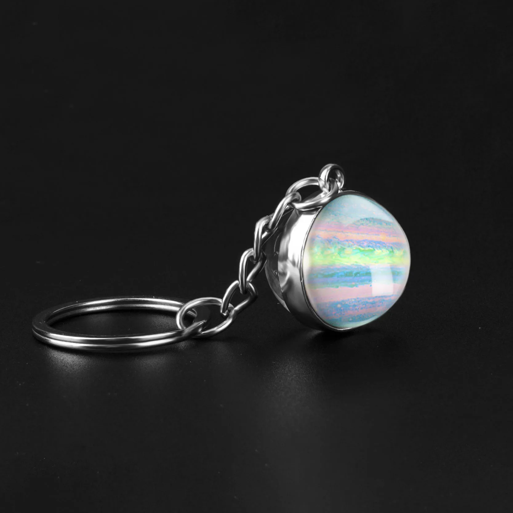 Brelok-piłeczka z dwustronnym szkłem Galaxy Universe - handmade, wisiorek planeta, mgławica - biżuteria prezent - Wianko - 22