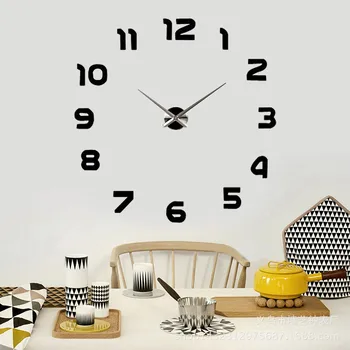 Creative Wall Clock 3D DIY Mirror Clock Watch Removable Wall Clock Sticker Acrylic Clock Home Decoration
Creative Wall Clock 3D DIY Mirror Clock Watch Removable Wall Clock Sticker Acrylic Clock Home Decoration