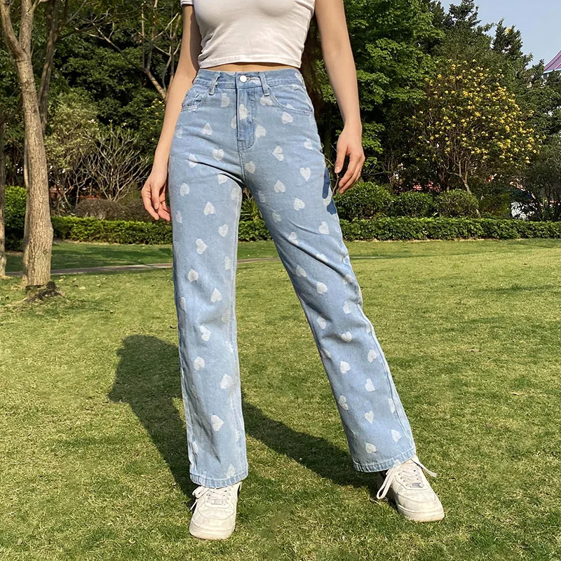 Casual Fashion Straight Leg Women's Jeans Denim Bottom Harajuku Boyfriend Long High Waist Baggy Jeans Fall Pants Y2K Women 2021
Casual Fashion Straight Leg Women's Jeans Denim Bottom Harajuku Boyfriend Long High Waist Baggy Jeans Fall Pants Y2K Women 2021