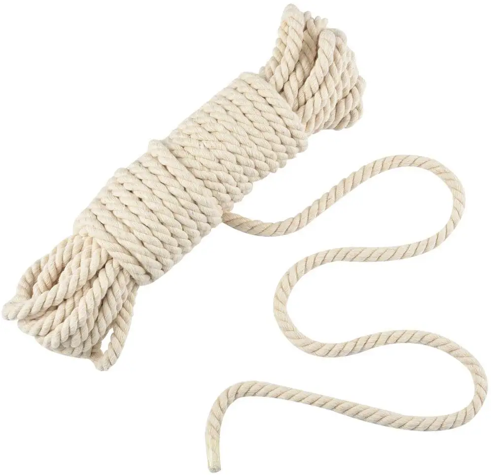 8mm Macrame Cord for Wall Hanging Decorations DIY Macrame Kit Soft Craft Braided Cotton Rope for Plant Hanger
8mm Macrame Cord for Wall Hanging Decorations DIY Macrame Kit Soft Craft Braided Cotton Rope for Plant Hanger