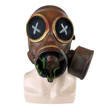 Retro Steampunk Gas Mask Respirator Latex Headgear Masquerade Halloween Party Costume Cosplay Props Accessories
Retro Steampunk Gas Mask Respirator Latex Headgear Masquerade Halloween Party Costume Cosplay Props Accessories