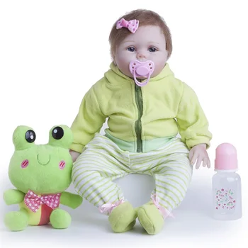 22 Inches Reborn Doll Gril Soft Vinyl Silicone Reborn Baby Toddlers Fashionable Realistic Babies Newborn Baby Plush Dolls Toy
22 Inches Reborn Doll Gril Soft Vinyl Silicone Reborn Baby Toddlers Fashionable Realistic Babies Newborn Baby Plush Dolls Toy