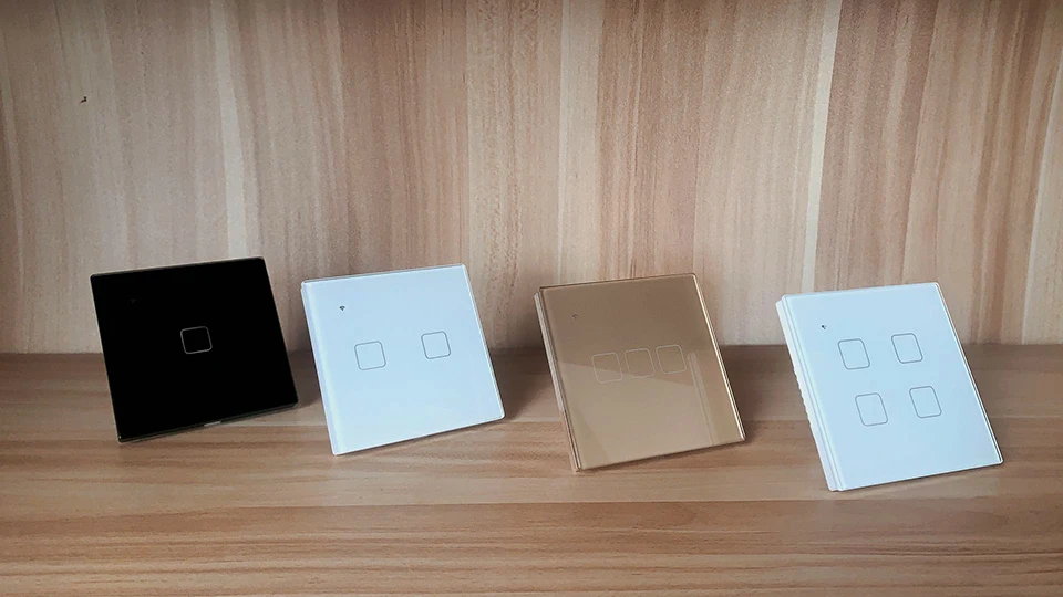 Generic 1/2/3/4 Gang 2 Way WiFi Touch Switch AC 100v/220v Wall Light