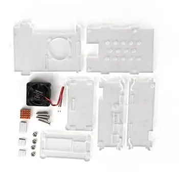 Demo Board Accessories Transparent Acrylic Shell + Cooling Fan + Heat Sink Set Fit for Raspberry Pi 4 Model B
Demo Board Accessories Transparent Acrylic Shell + Cooling Fan + Heat Sink Set Fit for Raspberry Pi 4 Model B