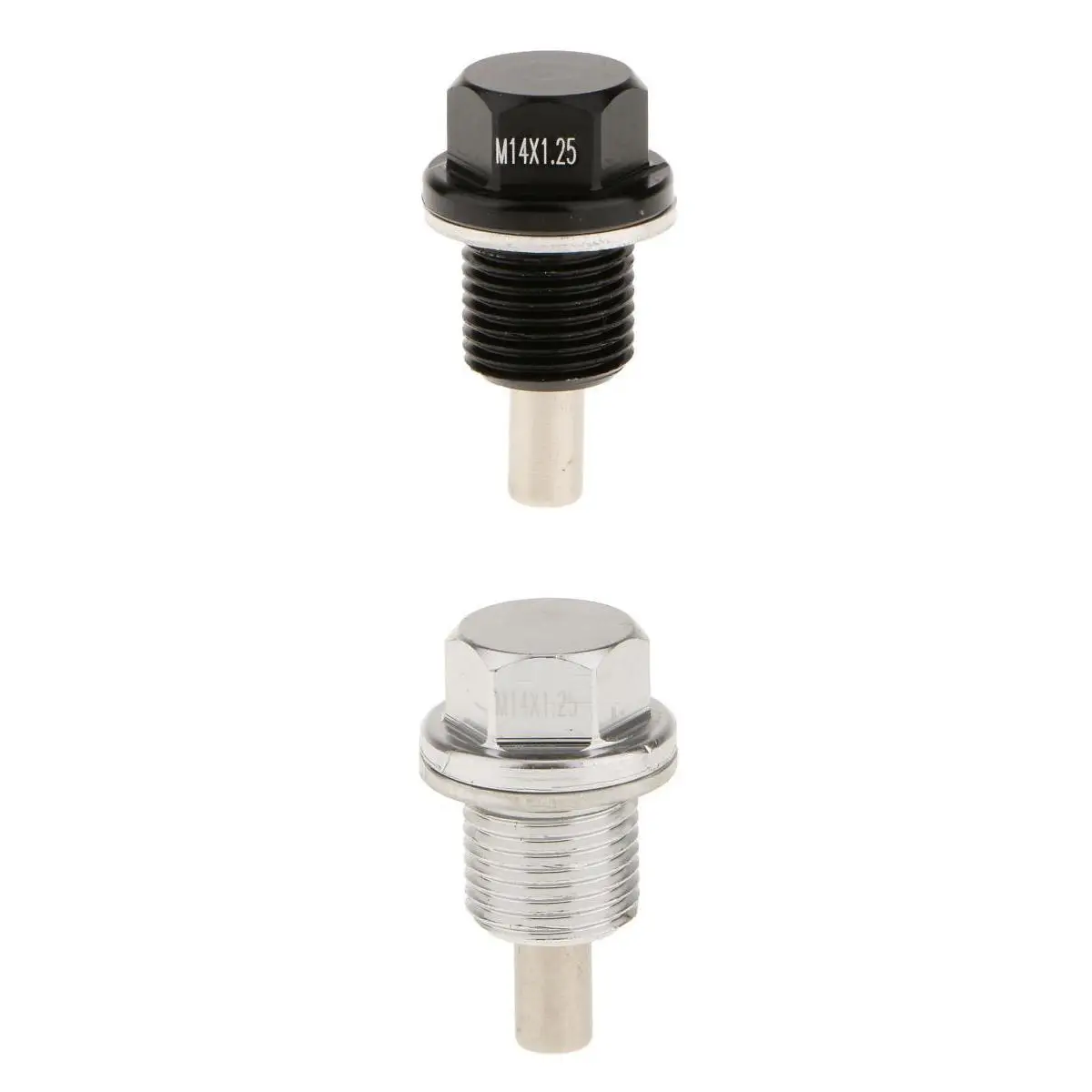 Pack of 2 Metal M14X1.25 Anodized Magnetic Engine Oil Pan Drain Plugs High Performance Pack of 2 Metal M14X1.25 Anodized Magnetic Engine Oil Pan Drain Plugs High Performance