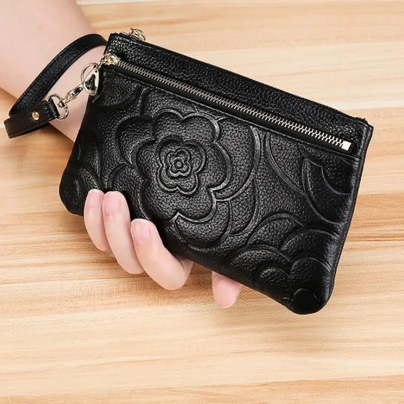 New Genuine Leather Wallet Zipper Coin Pocket Long Purse Ladies Joker Double Purse Large Capacity Mobile Cowhide Phone Bag
New Genuine Leather Wallet Zipper Coin Pocket Long Purse Ladies Joker Double Purse Large Capacity Mobile Cowhide Phone Bag