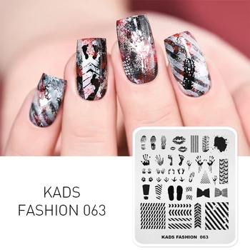 KADS Nail Art Stamping Plate Fashion 063 Nail Design Handprint Ink print Lip print Image Manicure Templates For Nail Polish
KADS Nail Art Stamping Plate Fashion 063 Nail Design Handprint Ink print Lip print Image Manicure Templates For Nail Polish