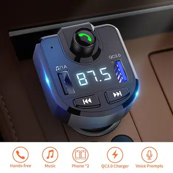Car MP3 Player bluetooth FM Transmitter Hands-free Car Kit Audio MP3 Modulator Display 3.1A USB Car Charger
Car MP3 Player bluetooth FM Transmitter Hands-free Car Kit Audio MP3 Modulator Display 3.1A USB Car Charger