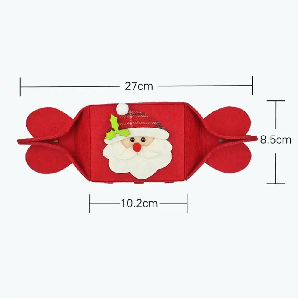 cookie candy gift boxes with santa snowman elk pattern christmas