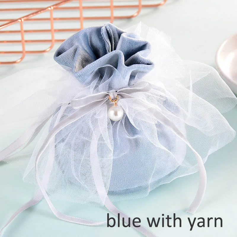 wedding favors 12*9cm drawstring bags flannel baby shower