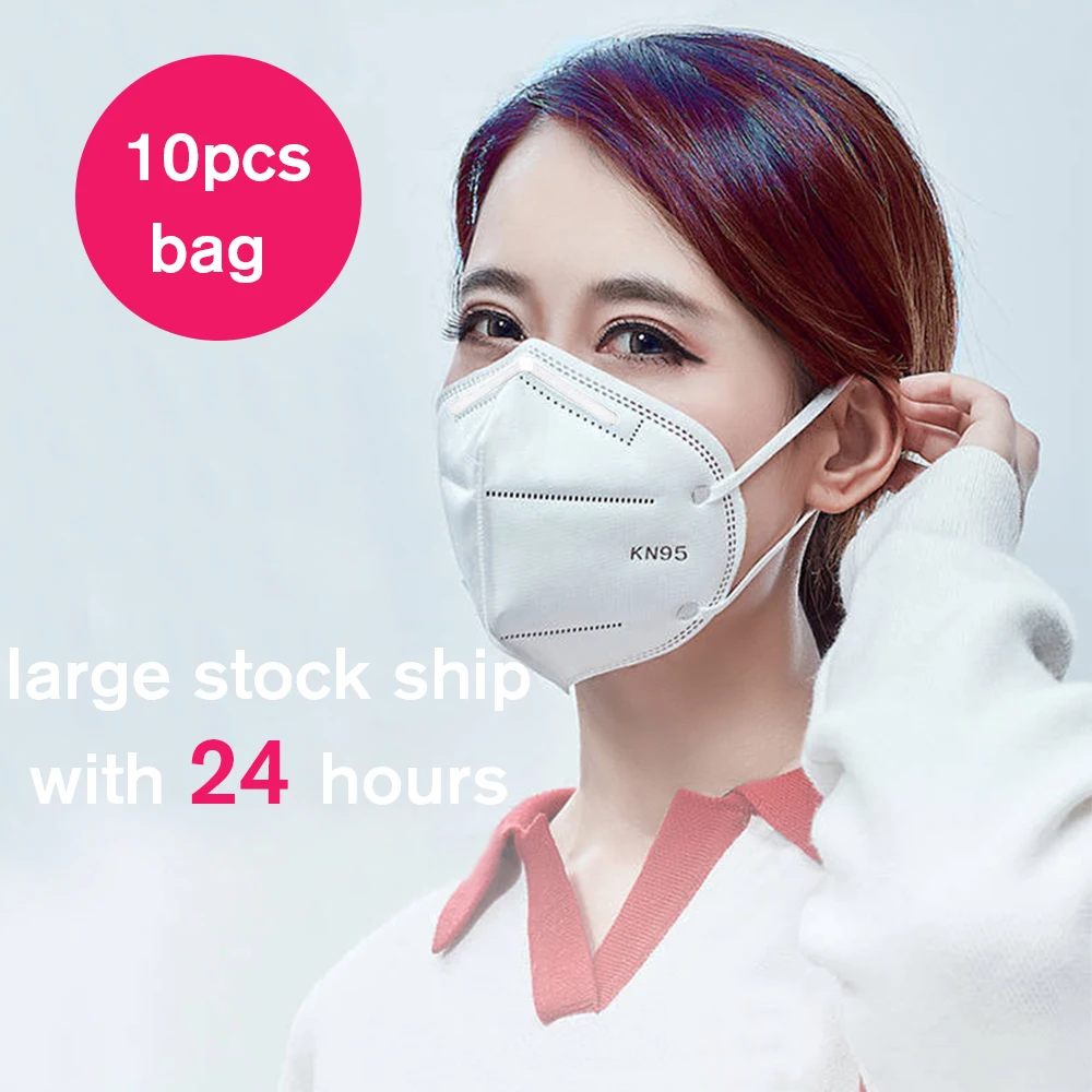 Fast Shipping 10PCS KN95 Mask Antivirus Flu Anti Infection KN95 Mouth Masks PM2.5 Protective Safety Face Masks Same as KF94 FFP2
Fast Shipping 10PCS KN95 Mask Antivirus Flu Anti Infection KN95 Mouth Masks PM2.5 Protective Safety Face Masks Same as KF94 FFP2