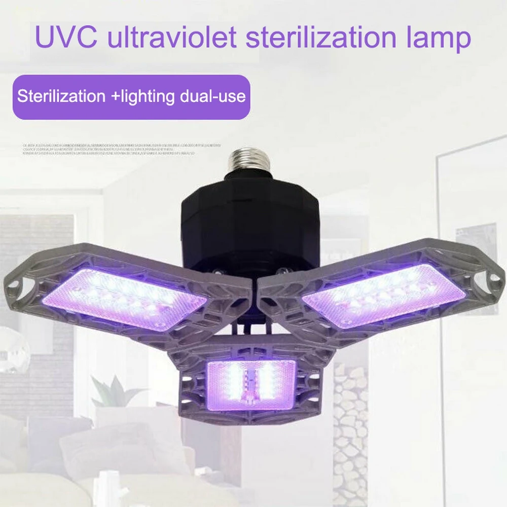 80W UV Disinfection Lamp 6500K Ultraviolet Light E27 Home Bedroom UVC SterilizerBulb with Daily Lighting & Sterilization Modes
80W UV Disinfection Lamp 6500K Ultraviolet Light E27 Home Bedroom UVC SterilizerBulb with Daily Lighting & Sterilization Modes