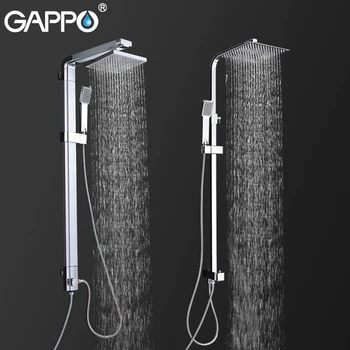 GAPPO Bathroom Shower Faucets Bath Shower System Wall Mounted Faucet Mixer Tap Rain Shower Set Waterfall ABS Panel Massage 
GAPPO Bathroom Shower Faucets Bath Shower System Wall Mounted Faucet Mixer Tap Rain Shower Set Waterfall ABS Panel Massage