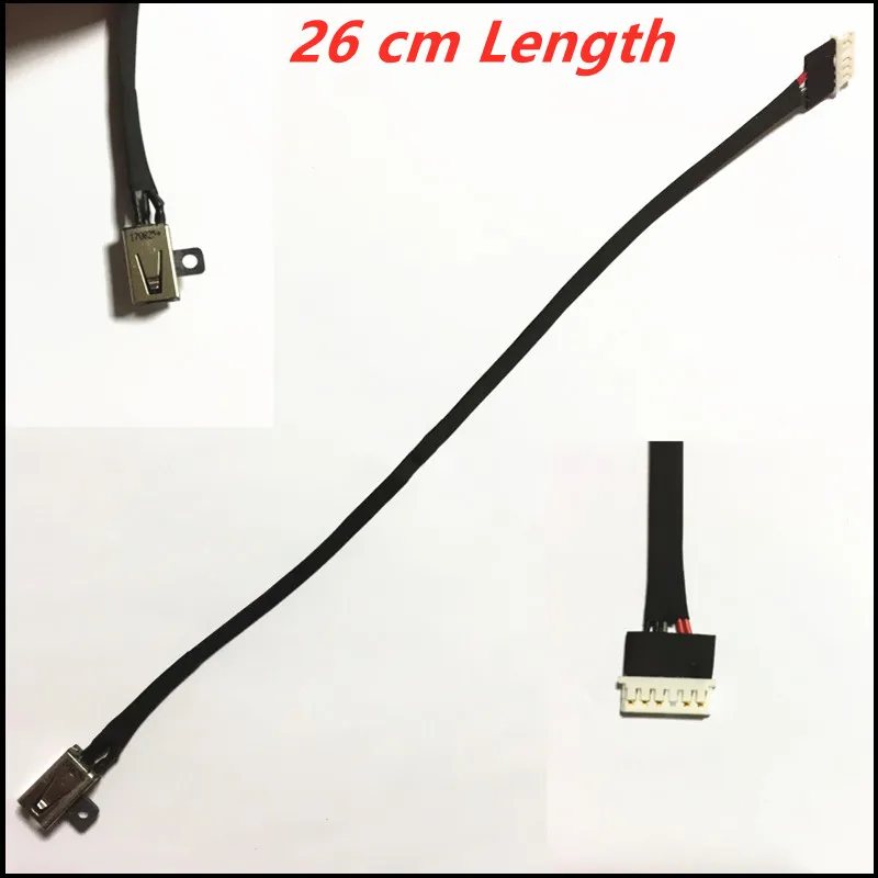 

New Laptop DC Power Jack Cable Charging Wire Cord For Dell Inspiron 14-7460 15-7560 7460 7560 7442 7552 7472 7772 15-7000 JM9RV