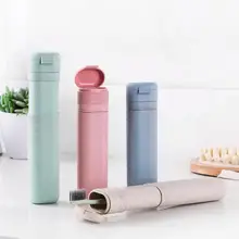 OUNONA 旅行歯ブラシボックス軽量格納式歯ブラシケースポータブル歯ホルダーキャンプ旅行ハイキング(China)