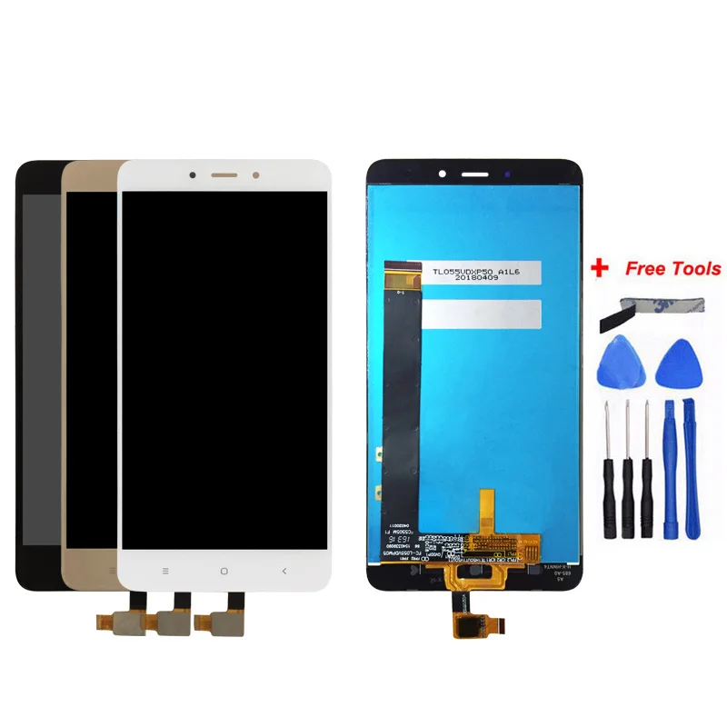 5.5 in For XiaoMi Redmi Note 4 LCD Display+Touch Screen Digitizer Assembly +Tools Glass Panel Sensor For Note 4 Original Screen
5.5 in For XiaoMi Redmi Note 4 LCD Display+Touch Screen Digitizer Assembly +Tools Glass Panel Sensor For Note 4 Original Screen