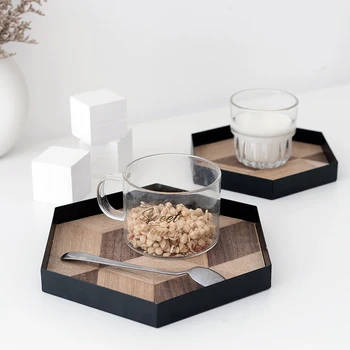 Simple Art Wooden Hexagon Storage Tray Fruit Tea Cup Food Jewelry Home Storage Box Modern Household Storage Tray Home Decoration
Simple Art Wooden Hexagon Storage Tray Fruit Tea Cup Food Jewelry Home Storage Box Modern Household Storage Tray Home Decoration