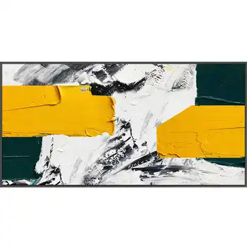 Pure hand-painted oil painting modern abstract sitting room sofa background wall decorative painting atmosphere office
Pure hand-painted oil painting modern abstract sitting room sofa background wall decorative painting atmosphere office