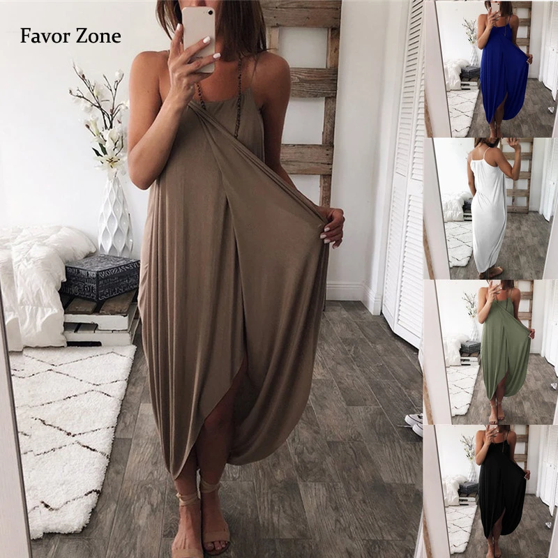 Plus Size Casual Maxi Dress Women Loose Asymmetric Double layer Vintage Long Dress Summer Off Shoulder Strap Sexy Beach Dresses
Plus Size Casual Maxi Dress Women Loose Asymmetric Double layer Vintage Long Dress Summer Off Shoulder Strap Sexy Beach Dresses