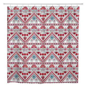 72"x72" Shower Curtain Waterproof Polyester Fabric Summer White Chevron Pattern on Bright Pink Watercolor Chic Decorative
72"x72" Shower Curtain Waterproof Polyester Fabric Summer White Chevron Pattern on Bright Pink Watercolor Chic Decorative