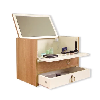 Large Wooden Cosmetics Receipt Box Desktop With Mirror Drawer Type Shelf Dressing Table Cosmetics Box Household
Large Wooden Cosmetics Receipt Box Desktop With Mirror Drawer Type Shelf Dressing Table Cosmetics Box Household