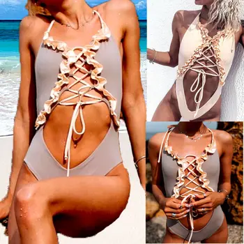 Sexy Women's One Piece Bikini Push-Up Padded Swimwear Swimsuit Bathing Suit
Sexy Women's One Piece Bikini Push-Up Padded Swimwear Swimsuit Bathing Suit