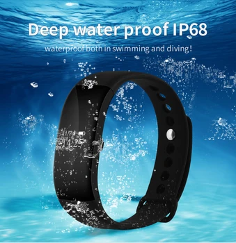 IP68 Waterproof V66 Heart Rate Monitor Smart Wristband Blood Pressure Anti-lost Sedentary Remind Bracelet Smartwatch 
IP68 Waterproof V66 Heart Rate Monitor Smart Wristband Blood Pressure Anti-lost Sedentary Remind Bracelet Smartwatch