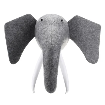 3D Felt Animal Elephant Head Animals Head Toys Kids Bedroom Wall Hangings Decor Artwork Gifts
3D Felt Animal Elephant Head Animals Head Toys Kids Bedroom Wall Hangings Decor Artwork Gifts