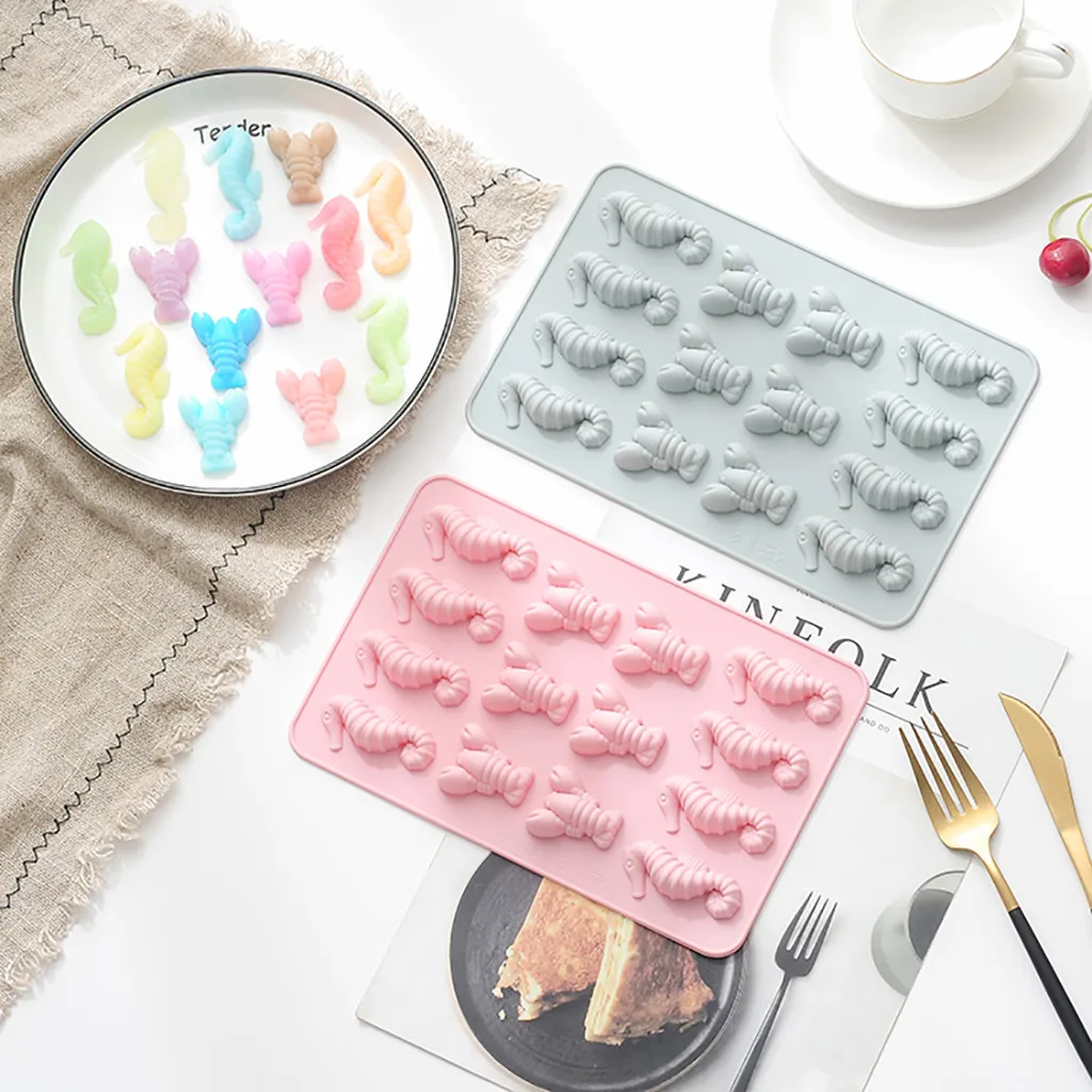Seahorse Silicone Mold Cookie Cutter Lobster Fondant Mould Chocolate Sugarcraft Cake Decorating Tool Gadgets Kitchen Accessories 
Seahorse Silicone Mold Cookie Cutter Lobster Fondant Mould Chocolate Sugarcraft Cake Decorating Tool Gadgets Kitchen Accessories