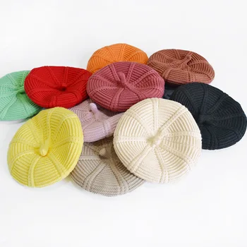 Children's Knitted Beret Autumn Winter New Wool Hat Fashion Cute Child Baby Hat KF663
Children's Knitted Beret Autumn Winter New Wool Hat Fashion Cute Child Baby Hat KF663
