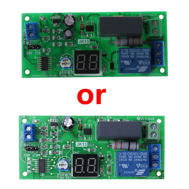 AC220V Delay Timer Switch Turn Off Board 0 Seconds-99 Minutes Delay Relay Module G88A
AC220V Delay Timer Switch Turn Off Board 0 Seconds-99 Minutes Delay Relay Module G88A