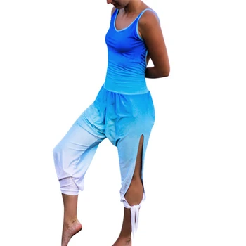 Summer Beach Women Jumpsuits Gradient Color Printed Rompers Backless Ladies Overalls Split Lace Up Hollow Out Bundle Jumpsuits
Summer Beach Women Jumpsuits Gradient Color Printed Rompers Backless Ladies Overalls Split Lace Up Hollow Out Bundle Jumpsuits