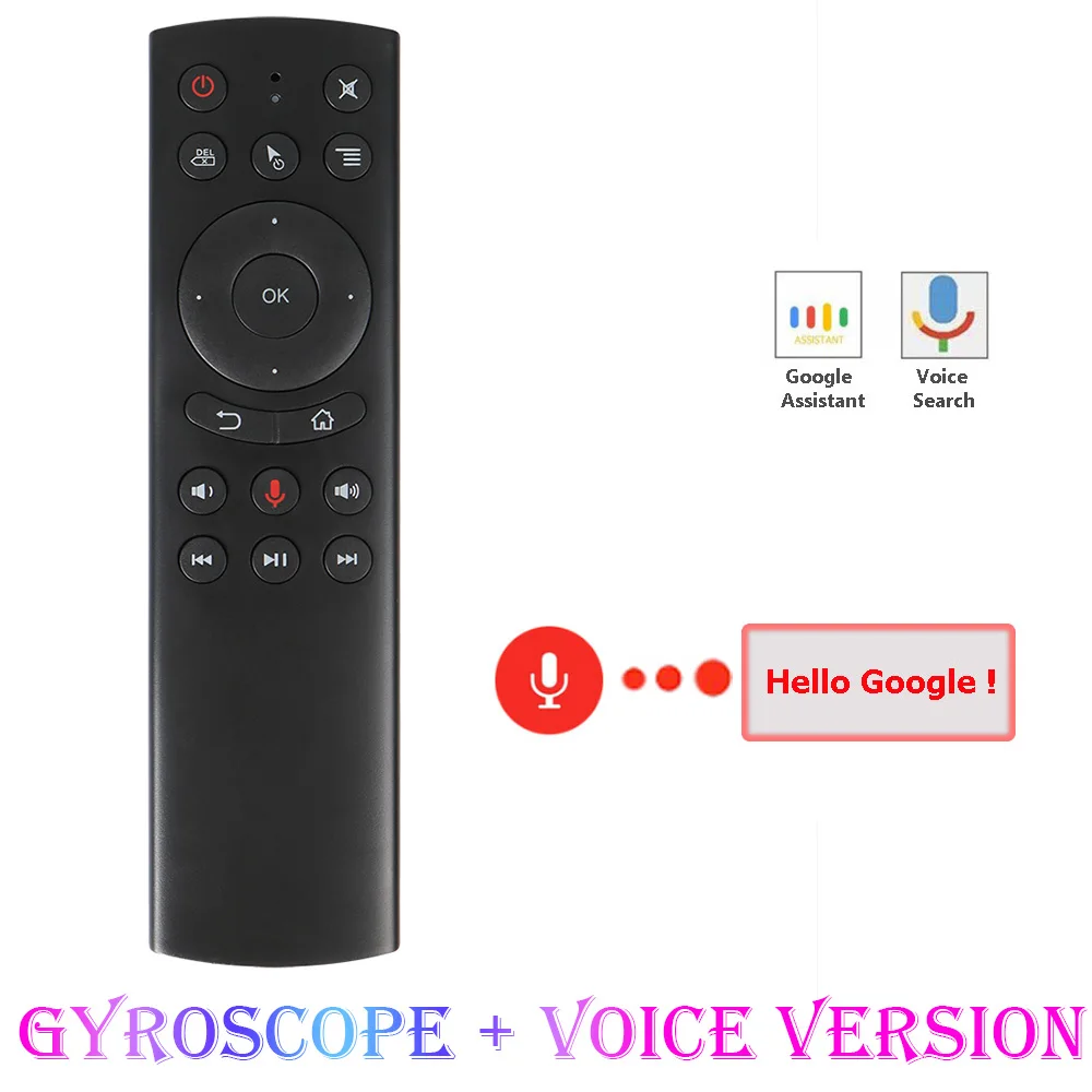 G20S 2.4G Wireless Air Remote Mouse Gyro Voice Control Sensing Universal Remote control IR Learning For PC Android TV Box
G20S 2.4G Wireless Air Remote Mouse Gyro Voice Control Sensing Universal Remote control IR Learning For PC Android TV Box