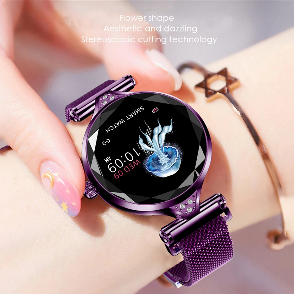 H1 Women Fashion Smart Watch Wearable Device Bluetooth Pedometer Heart Rate Monitor Waterproof Smart Bracelet for Android / IOS
H1 Women Fashion Smart Watch Wearable Device Bluetooth Pedometer Heart Rate Monitor Waterproof Smart Bracelet for Android / IOS