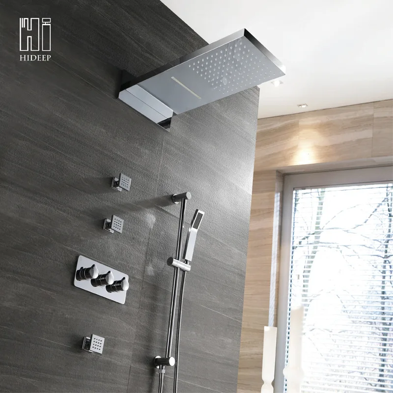 Hideep Concealed Shower Set Four Functions Cold Raindance Top Showerhead Shower Production Manufacturers
Hideep Concealed Shower Set Four Functions Cold Raindance Top Showerhead Shower Production Manufacturers
