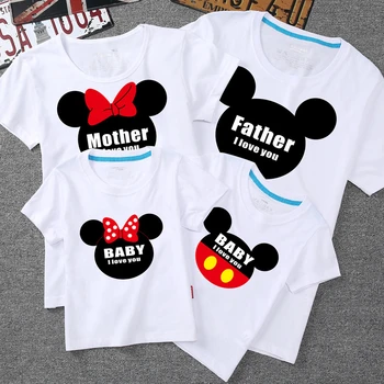 Family Matching Outfits Daddy Mommy and me clothes family outfits Mickey Minnie Cotton Short sleeve Top Family Matching Clothes
Family Matching Outfits Daddy Mommy and me clothes family outfits Mickey Minnie Cotton Short sleeve Top Family Matching Clothes