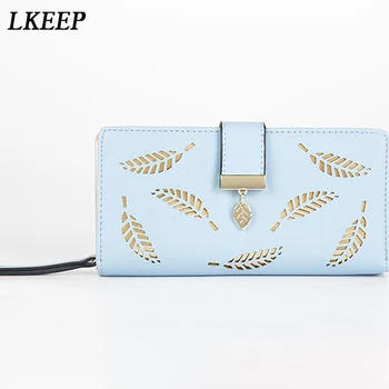 Hollow Leave Wallet Ladies Coin Purses Female PU Leather Wallets Long Zipper Wallet Woman Purse Card Holder Clutch Femmel Wallet
Hollow Leave Wallet Ladies Coin Purses Female PU Leather Wallets Long Zipper Wallet Woman Purse Card Holder Clutch Femmel Wallet