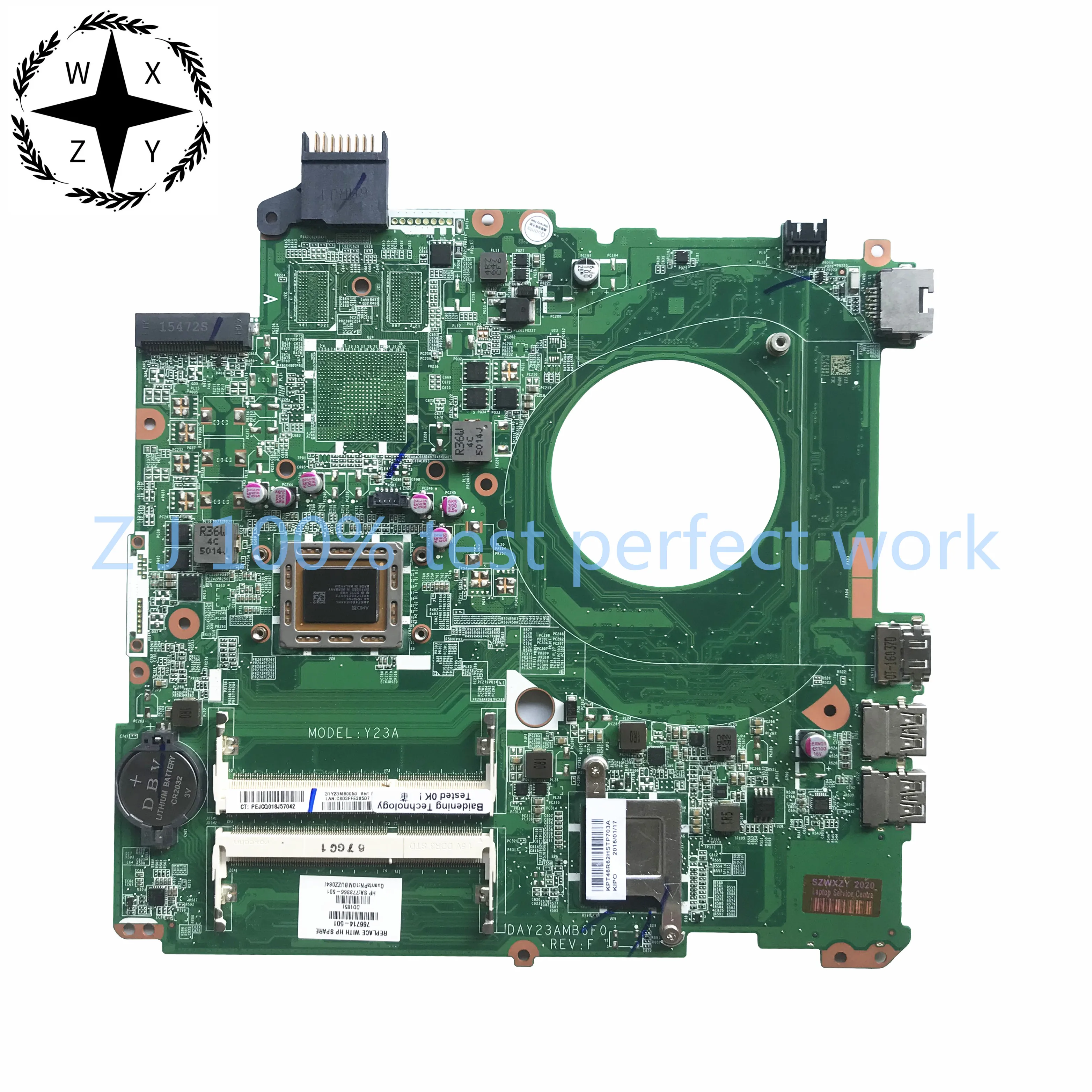 Материнская плата для ноутбука серии HP 15-P 766714-501 766714-001 DAY23AMB6F0 со стандартным