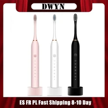 DWYN Electric Sonic Toothbrush USB Charge DW-201 Rechargeable Waterproof Electronic Tooth Brushes Replacement Heads Adult
DWYN Electric Sonic Toothbrush USB Charge DW-201 Rechargeable Waterproof Electronic Tooth Brushes Replacement Heads Adult